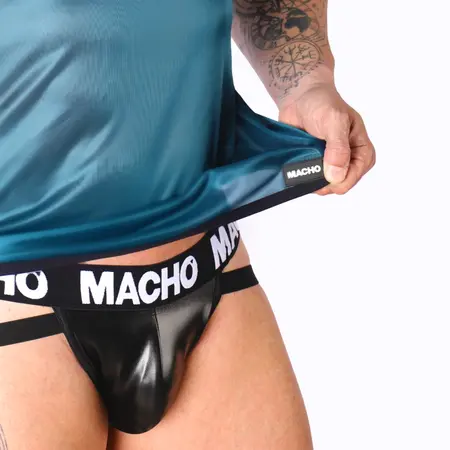 MACHO Green Sports T-Shirt S/M - Lightweight Stretch Polyamide