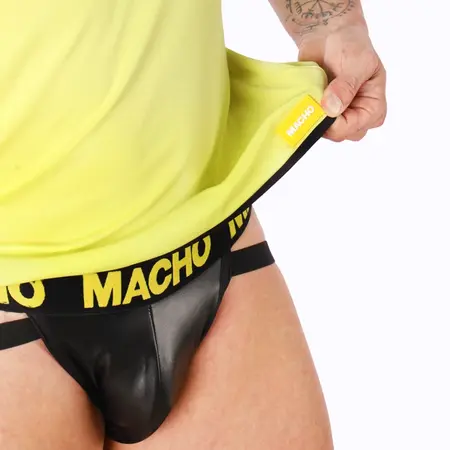 Macho Sport Majica Žuta L/XL - Lagana Elastična Mešavina Poliamida