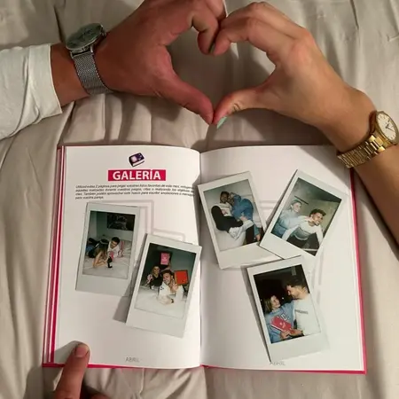 Coupletition Love Diary Hardcover Album - 12-Month Couples Memory Book