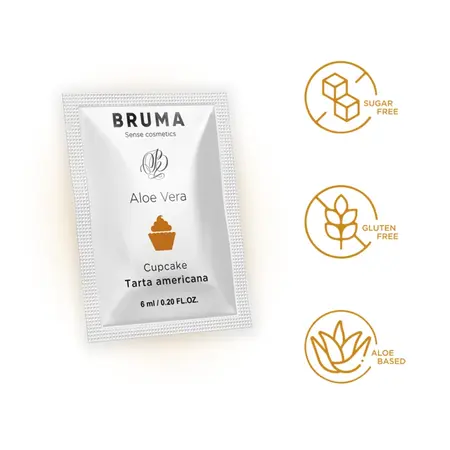 BRUMA Aloe Vera Gel na Vodenoj Bazi Aroma Kolač 6 ml Džepna Veličina