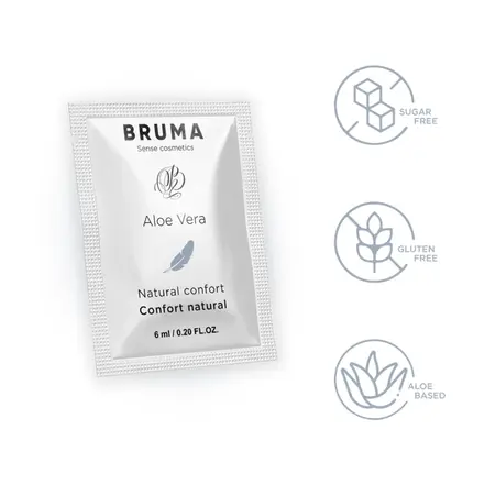 BRUMA Aloe Vera Gel za Klizanje 6ml - Hidrirajući Lubrikant na Vodenoj Bazi