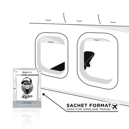 Black Hole Gel na Vodenoj Bazi za Dodatnu Dilataciju 6 ml Jednokratni Intimni Lubrikant