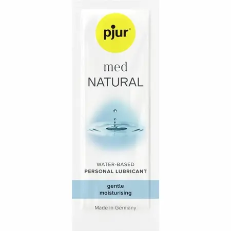 Pjur Med Natural Water-Based Lubricant 2ml - Gentle Hydration Formula