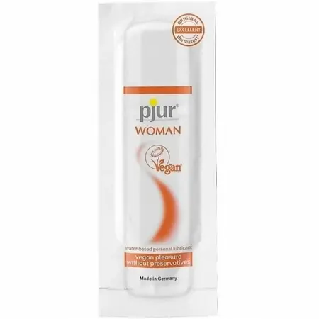Pjur Woman Vegan Water-Based Lubricant 2ml - Gentle Formula for Sensitive Skin