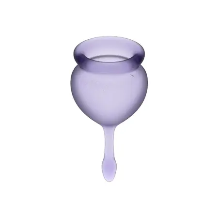 Satisfyer Feel Good Menstrualni Set Čaša Ljubičasta 15ml i 20ml Medicinski Silikon