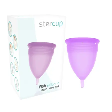 Stercup Menstrualna Čaša Ljubičasta S FDA Silikon Dugotrajna Udobnost