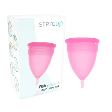 Stercup Menstrualna Čaša Roze Veličina S 100% FDA Silikon 15ml Kapacitet