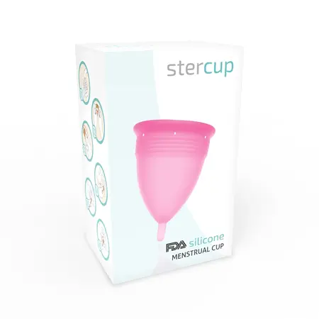Stercup Menstrualna Čaša Roze Veličina S 100% FDA Silikon 15ml Kapacitet