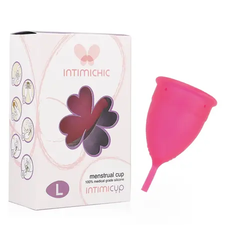 Intimichic Menstrualna Čaša L Medicinski Silikon Višekratna Udobnost