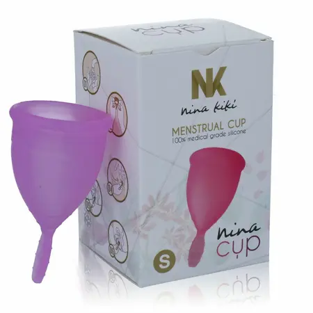 Nina Kiki Menstrualna Čaša Ljubičasta Veličina S Medicinski Silikon Višekratna