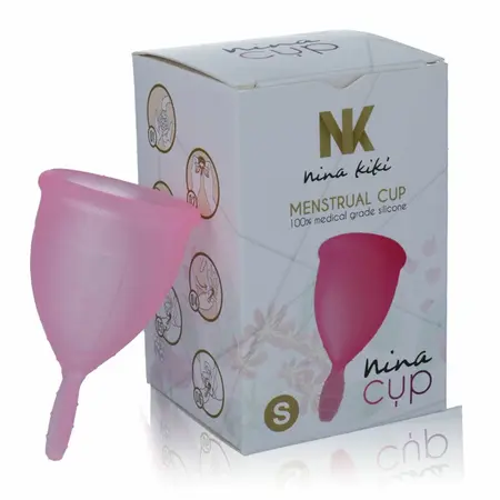 Nina Kiki Menstrualna Čaša Roze Veličina S Medicinski Silikon Ekološka