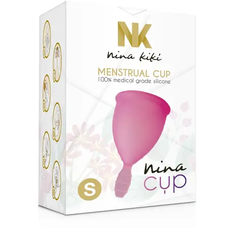 Nina Kiki Menstrualna Čaša Roze Veličina S Medicinski Silikon Ekološka