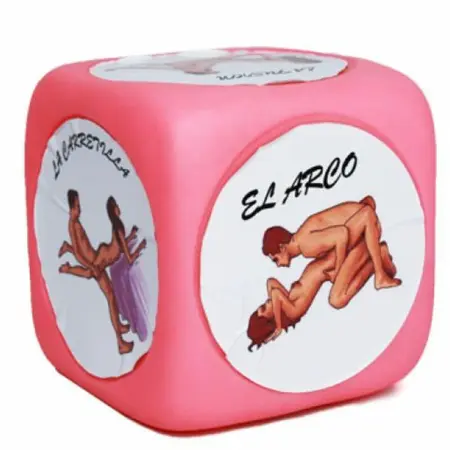 Diablo Picante Super Large Pink Fun Game Dice 125mm - Party Edition