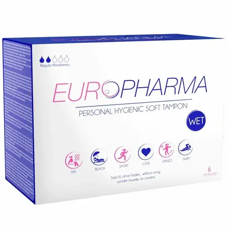 Europharma Action Tamponi od Polivinil Pene Bez Konca 6-Pak