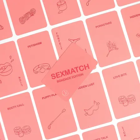 Secret Play Sexmatch Bondage Izdanje - Kartaška Igra za Parove, 89 Karata