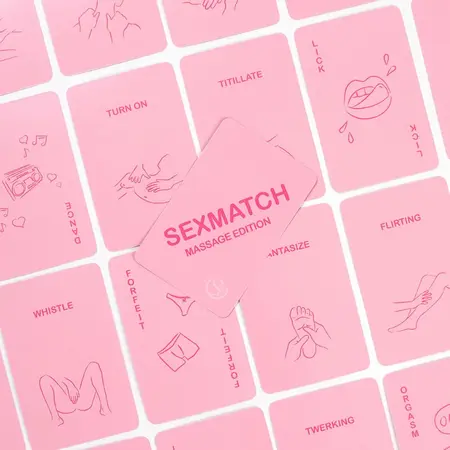 SecretPlay Sexmatch Massage Izdanje Kartaška Igra za Parove, 89 Karata