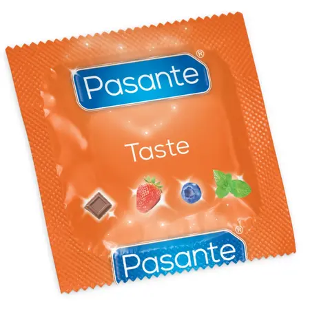 Pasante Flavors 12-Paket Šareni Aromatizovani Kondomi Asortiman 53mm CE