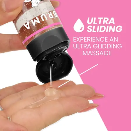 BRUMA Premium 3-u-1 Masažno ulje Žvakaća guma 100 ml Veganska formula
