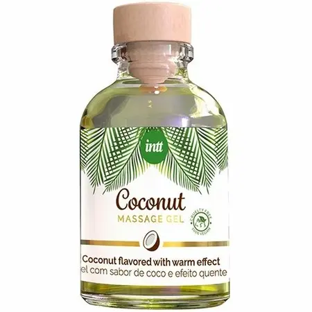 INTT Veganski masažni gel Kokos aroma Zagrevajući efekat 30ml