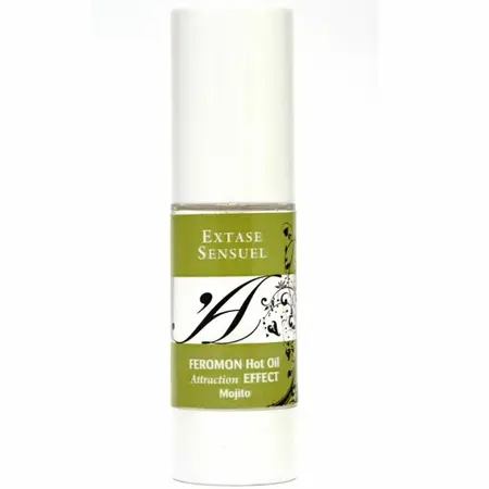 Extase Sensual Massage Oil Heat Effect Mojito Scent 30ml with Pheromones