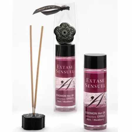 Extase Sensuel Heating Massage Oil with Blackberry Aroma 100ml Airless
