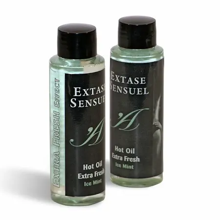 Extase Sensual Massage Oil Ice Effect Mint & Eucalyptus 100ml