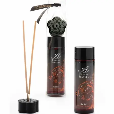 Extase Sensual Chocolate & Orange Warming Massage Oil 100ml Uniseks