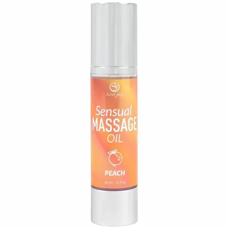 Secret Play Peach Massage Oil 50ml - Nourishing Aromatic Formula