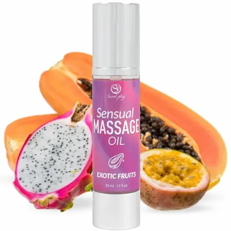 Secret Play Exotic Fruits Massage Oil 50ml Airless Pumpa