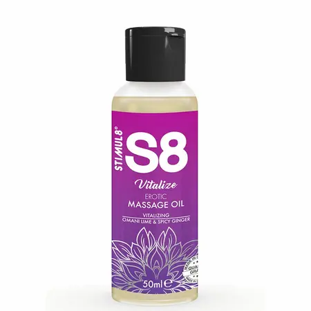S8 Vitalize Massage Oil Lime 50ml - Hranljiva i osvežavajuća formula