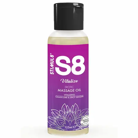 S8 Vitalize Massage Oil Omani Lime & Ginger 125ml - Hranljiva formula