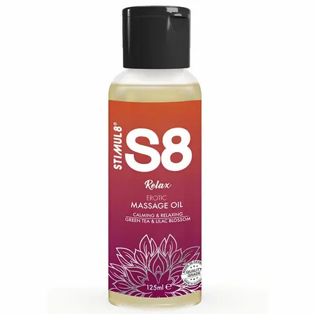S8 Relax Green Tea Massage Oil 125 ml - Hranljiva formula za negu tela