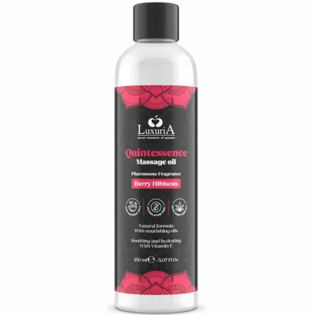 Intimateline Luxuria Massage Oil Berry 150ml - Hranljiva formula sa konopljom