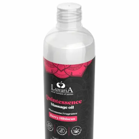 Intimateline Luxuria Massage Oil Berry 150ml - Hranljiva formula sa konopljom
