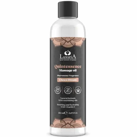 Intimateline Luxuria Massage Oil Chocolate 150ml - Hranljiv i aromatičan