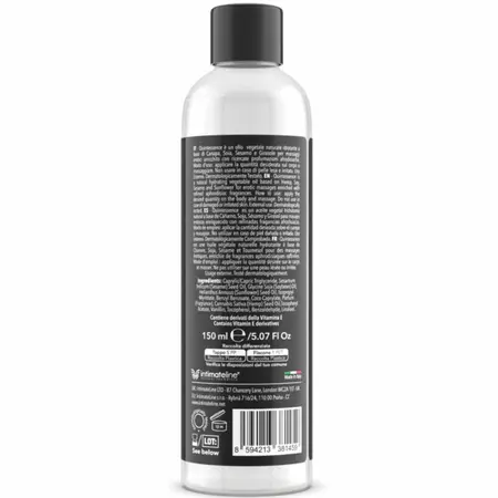 Intimateline Luxuria Massage Oil Chocolate 150ml - Hranljiv i aromatičan
