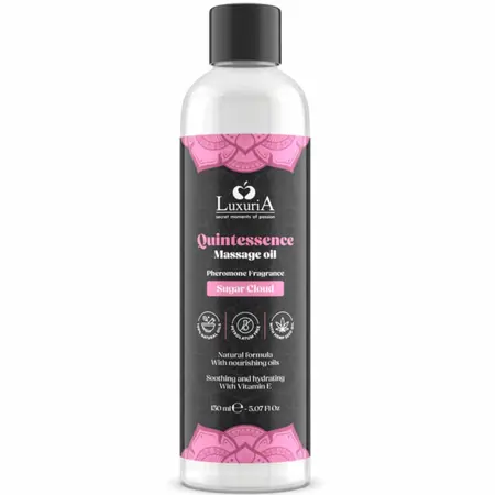 Intimateline Luxuria Massage Oil Sugar Cloud 150ml - Nourishing Vegan Formula