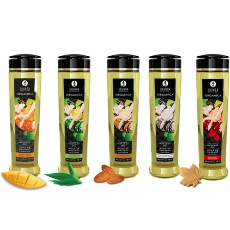 SHUNGA Organic Massage Oil Mango 240ml - Prirodna hranljiva formula