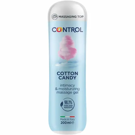 Control Cotton Candy 3-u-1 Masažni gel 200ml - Na vodenoj bazi, hidratantan