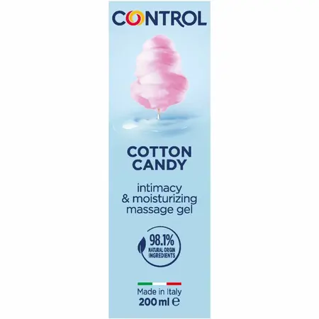 Control Cotton Candy 3-u-1 Masažni gel 200ml - Na vodenoj bazi, hidratantan