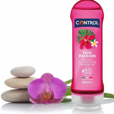 Control 2-u-1 Masažni gel i gel za uživanje Tajlandska strast 200ml, bez parabena