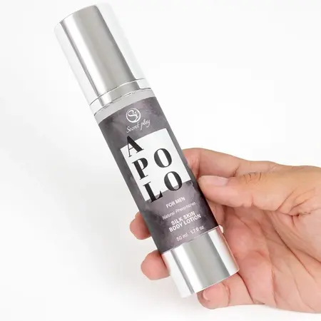 Secret Play Apolo Svileni Losion za Kožu za Muškarce 50ml - Drvenasti Miris, Hidratantan