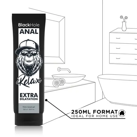 Black Hole Anal Relax Gel na Vodenoj Bazi 250ml - Neutralna Formula