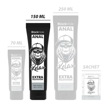 Black Hole Gel na Vodenoj Bazi 150ml - Intimna Formula za Opuštanje