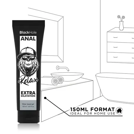 Black Hole Gel na Vodenoj Bazi 150ml - Intimna Formula za Opuštanje