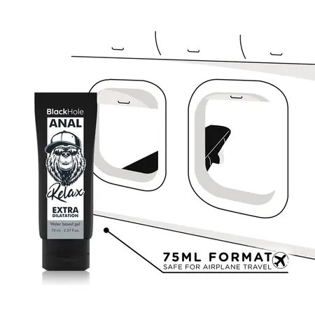 Black Hole Anal Relax Gel na Vodenoj Bazi 70 ml - Nežna Formula za Dilataciju