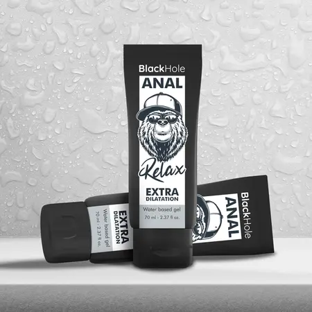 Black Hole Anal Relax Gel na Vodenoj Bazi 70 ml - Nežna Formula za Dilataciju