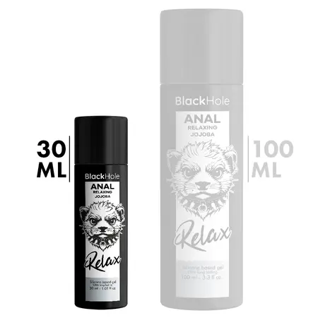 Black Hole Jojoba Relax Silikonski Lubrikant 30ml - Nežna Opuštajuća Formula