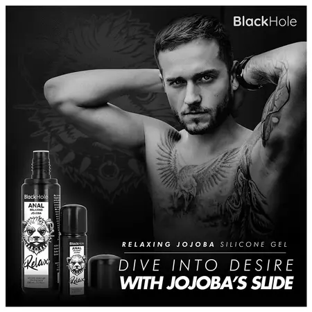 Black Hole Jojoba Relax Silikonski Lubrikant 30ml - Nežna Opuštajuća Formula