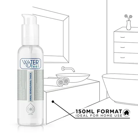 Waterfeel Analni Lubrikant 150ml - Na Vodenoj Bazi, Bez Mirisa, Visoke Gustine